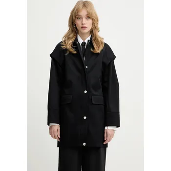 Pánská větrovka Bavlněná bunda Patrizia Pepe 8O0226.A689 černá 99X, vel. 34