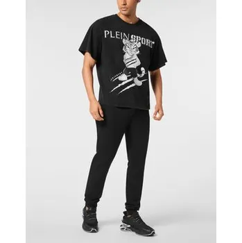 Pánské tričko Plein Sport T-Shirt 28497 Černá Regular Fit XS