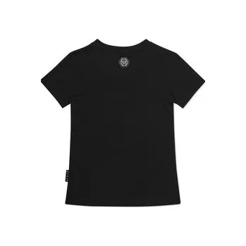 Pánské oblečení PHILIPP PLEIN T-Shirt 20103 Černá Regular Fit 4