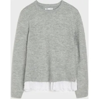 Dámská móda Sinsay - LADIES` SWEATER - šedá - 397FJ-09M - 397FJ-09M-S