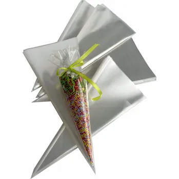 Sáček na potraviny Kornouty MIKROTÉNOVÉ SÁČKY Celofánové na Dárky, Cukroví 12x25 100 ks