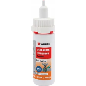 Tmel Těsnicí hmota na závity, anaerobní lepidlo, vysoká pevnost WURTH 50 ml