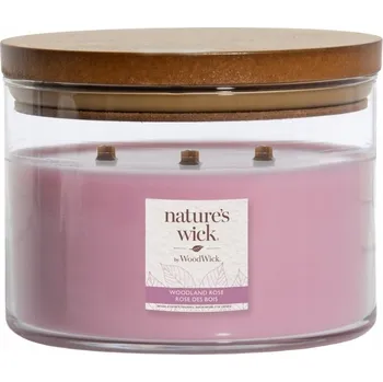 Svíčka Sójová vonná svíčka Woodland Rose Woodwick 1 ks