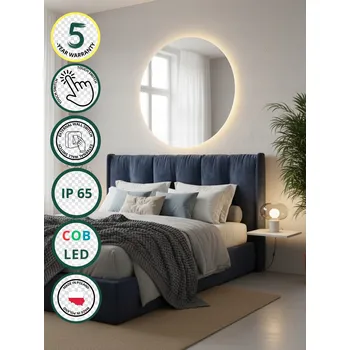 Zrcadlo ZRCADLO LED KULATÉ 60 CM HORIZON DOTYKOVÝ SPÍNAČ BARVA SVĚTLA TEPLÁ 3000K