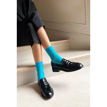 Dámské ponožky Veneziana Katrin 40 • UNI • tyrkysová • ponožky 40 DEN