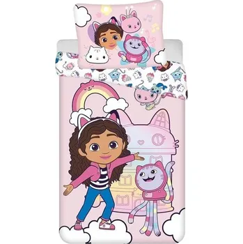 Bytový textil Jerry Fabrics Gabby et la Maison Magique povlečení, 100% bavlna, oboustranný povlak na přikrývku