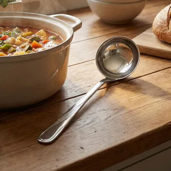 Naběračka Nerezová naběračka / lžíce AMAZON 17 cm