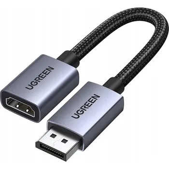 Video kabel Ugreen DP133 Kabel DisplayPort na HDMI, 20 cm, 4K/30Hz, 2K/60Hz, 1080p/120Hz