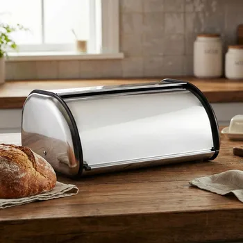 chlebník Chlebník PRESTO LARGE z nerezové oceli