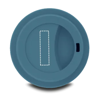 Jednorázové nádobí TONALI 450. Opakovaně použitelný kelímek z PP 450 ml Tampontisk (max. 1 barva, 40 x 10mm) 1 barva 1 Víčko na kelímek