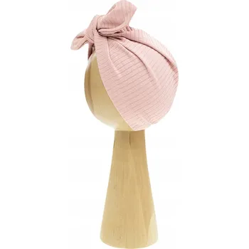 Čepice Čepice turban růžová kojenecká bavlněná pro holčičku Nicol Nelly