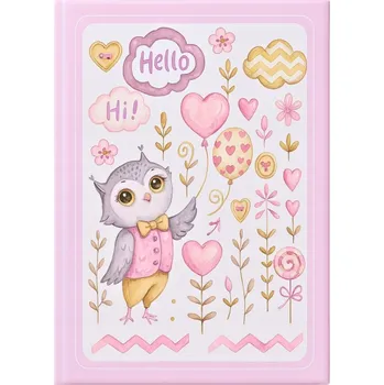 Album B46200 Baby 04 Růžový 10 x 15 cm 200 fotografií šitý s místem pro popis