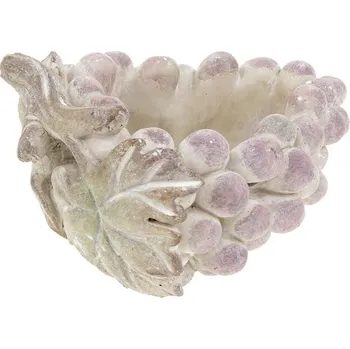 Obal na květináč Obal na květiny - hrozen vína, betonový Barva: Vícebarevná