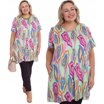 Dámská tunika Barevná tunika velikost 48