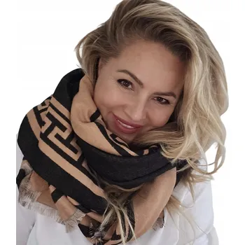 Šála Agrafka šála černá 180 cm - žena