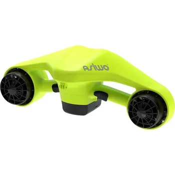 Podvodní skútr ASIWO Ponorný vodní skútr – Dvoumotorový skútr pro potápění a plavání – MANTA ZELENÁ