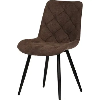 Jídelní set Jídelní židle, hnědá, látka, CT-382 BR2 Barva: Hnědá