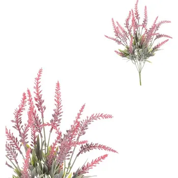 umělá květina Vřes - umělý trs, barva světle fialová Barva: Červená