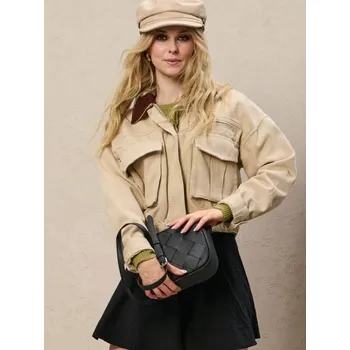 Sinsay - Crossbody taška z imitace kůže - černá - 650EK-99X - 650EK-99X-ONE