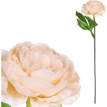 umělá květina Pivoňka - umělá řezaná květina, žlutá Barva: Žlutá