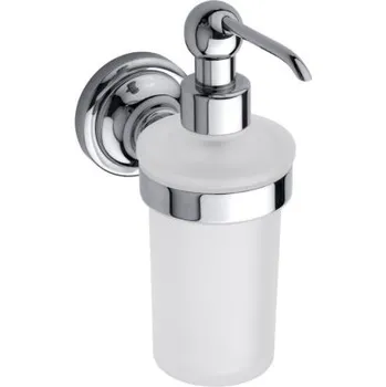 Bemeta RETRO dávkovač tekutého mýdla 230 ml, nástěnná, sklo, chrom