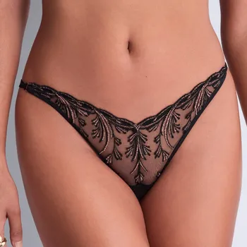 Dámské spodní prádlo Aubade - Cosmic romance kalhotky nízké black star 38 6D20