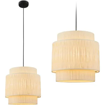 BRILONER Papper závěsné svítidlo, stínidlo z přírodních vláken, E27 patice, přírodní 4851014