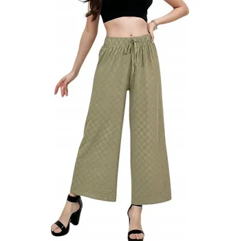 Dámské kalhoty ZELENÉ ŠIROKÉ DÁMSKÉ KALHOTY B52 M/L - 39