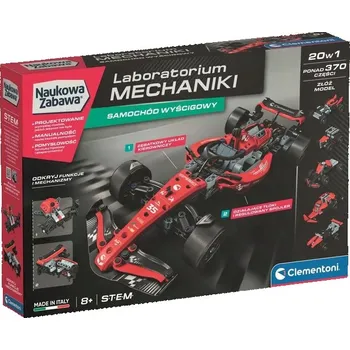 ostatní stavebnice MECHANICKÁ LABORATOŘ ZÁVODNÍ AUTO ZÁVODNÍ AUTOMOBIL CLEMENTONI