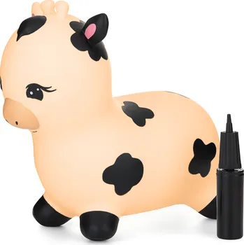 Houpací kůň FEEDO Zvířátko skákající Cow Cream