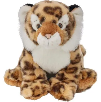 plyšák Plyšová Hračka Leopard Panter Gepard Sedící Realistický - 25 cm