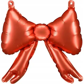 Balónek Balónky na girlandy Mašle, 25,5 x 25 cm, červené (1 balení / 5 ks)