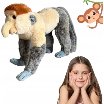 plyšák Plyšové ZOO: Plyšová Hračka Opice Kahau nosatý 32 cm (330528)