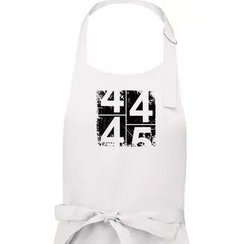 Kuchyňská zástěra Tachometr 45 - Pánská zástěra na vaření - Univerzální velikost ( Bílá )