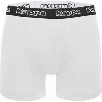 Boxerky K1211 vel. XL PÁNSKÉ ORIGINÁLNÍ BOXERKY KAPPA PREMIUM 3-balení BÍLÉ