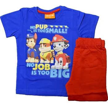 Chlapecké pyžamo Dětské pyžamo Tlapková patrola chlapecké letní bavlněné pyžamo, velikost 122