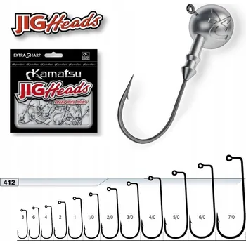 Rybářský háček Jigová hlavička Extra 2/0 - 14g KAMATSU