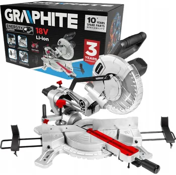 Pokosová pila GRAPHITE pokosová pila Energy+ 18V Li-Ion, kotouč 210x30 mm, SOLO 58GE121