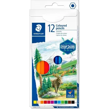 Kresba PASTELKY 12 BAREV STAEDTLER ŠESTIHRANNÉ