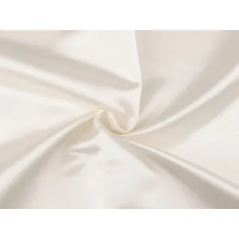 Satén extra tuhý metráž - 6 (2) krémová světlá