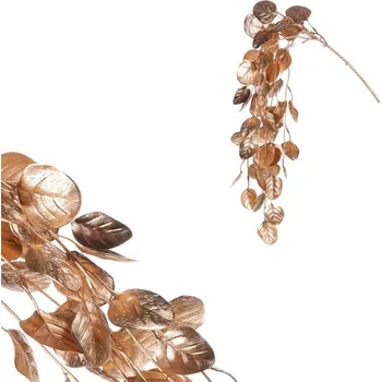 umělá květina Eukalyptus - umělá převislá větev, barva zlatá Barva: Zlatá