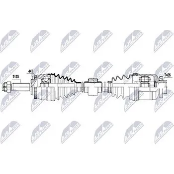 Hnací hřídel - poloosa NTY NPW-HY-647