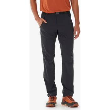 Pánské kalhoty QUECHUA Pánské turistické kalhoty MH 500 L-XL / Š37 D34 ČERNÁ
