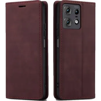 Pouzdro na mobilní telefon Flipové pouzdro Radian pro Motorola Edge 50 Pro, červené