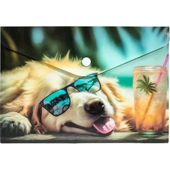 Pořadač/Desky na dokumenty A5 se zapínáním na patentku Panta Plast