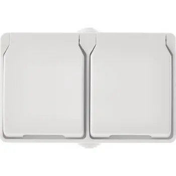 Elektrická zásuvka Elektrická Zásuvka vodotěsná Emos bílá