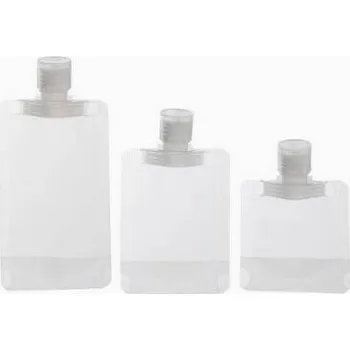 Kosmetická taška Kosmetická taštička Ecarla, průhledné sáčky na kosmetiku