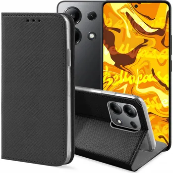 Pouzdro na mobilní telefon Flipové pouzdro Hello Case pro Xiaomi NOTE 13 PRO 4G / POCO M6 PRO černé