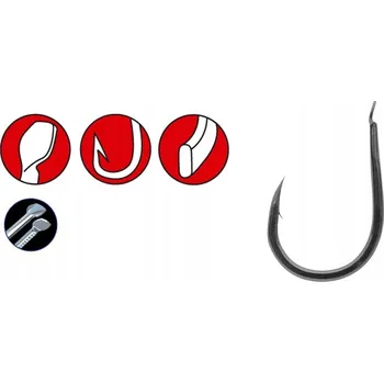 Rybářský háček Háčky s otřepem Gamakatsu V-HEAD LS-3410T 7 ks