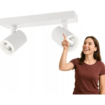 Italux Helvia 2x5W LED Bodová Svítilna Reflektor Bílá